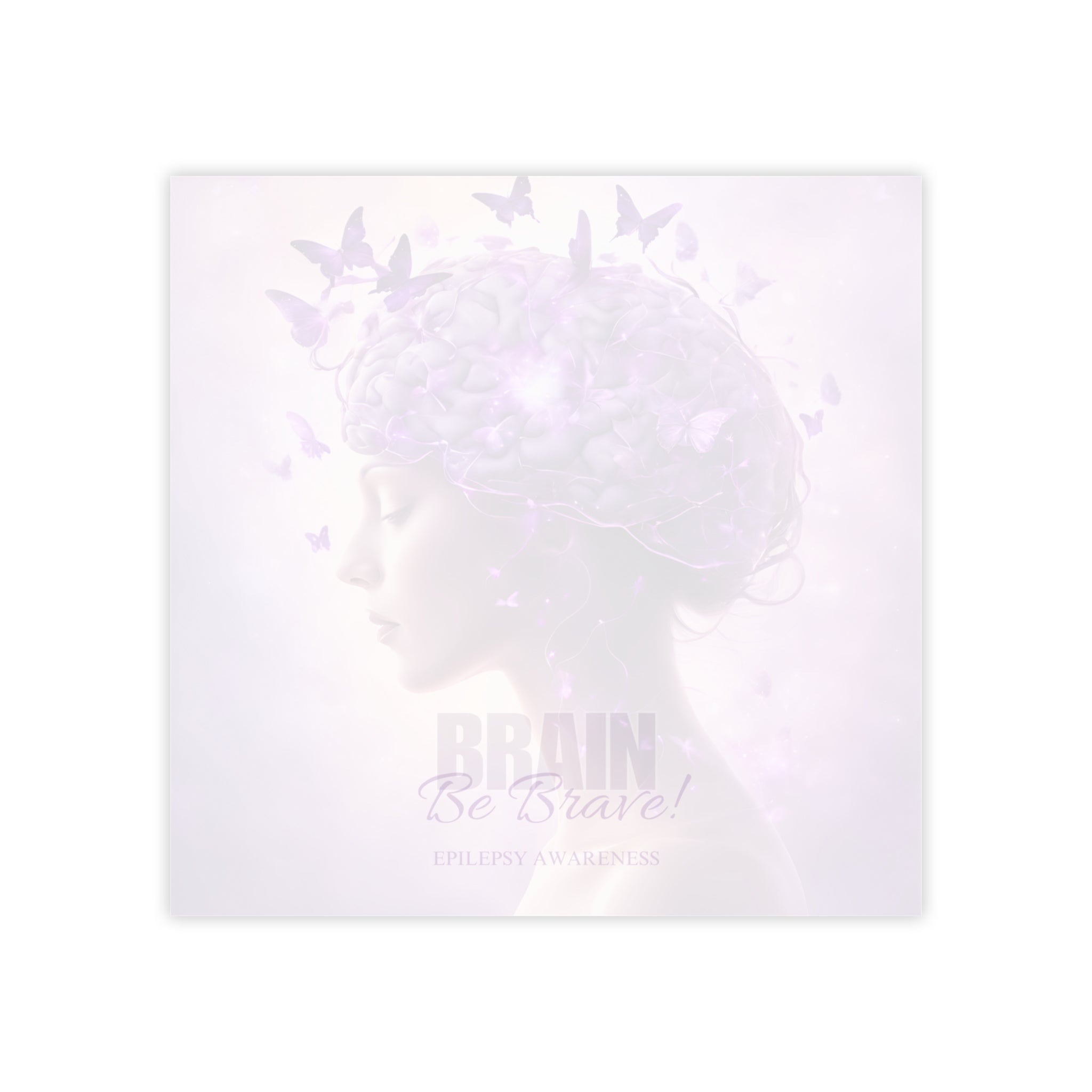 Photo depicting the ​Beautiful Brain Epilepsy Awareness Post-it® Note Pads from EpiAl's Shop.