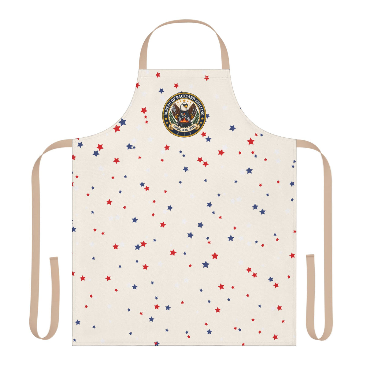 Bureau of Backyard Grilling Patriotic Apron