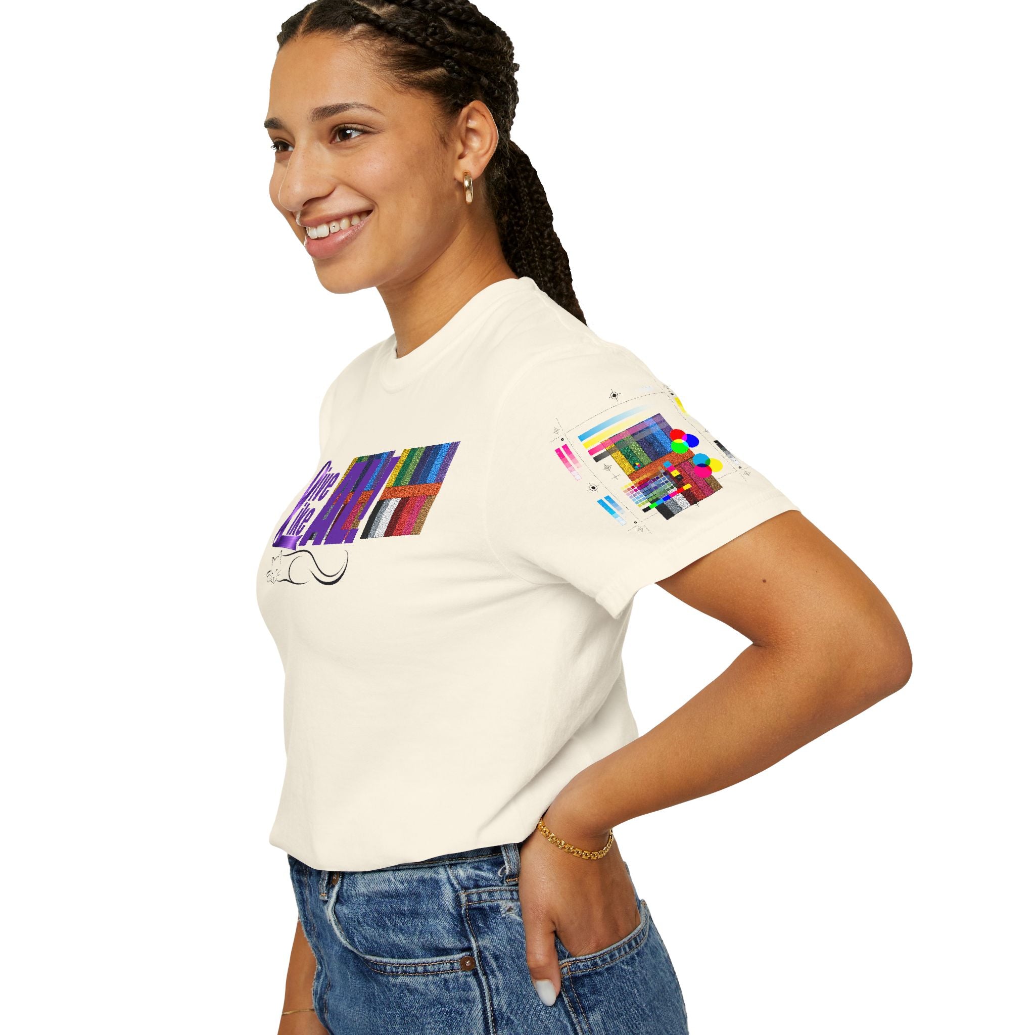 Live Like AL T-Shirt – Epilepsy Awareness Cat Tee