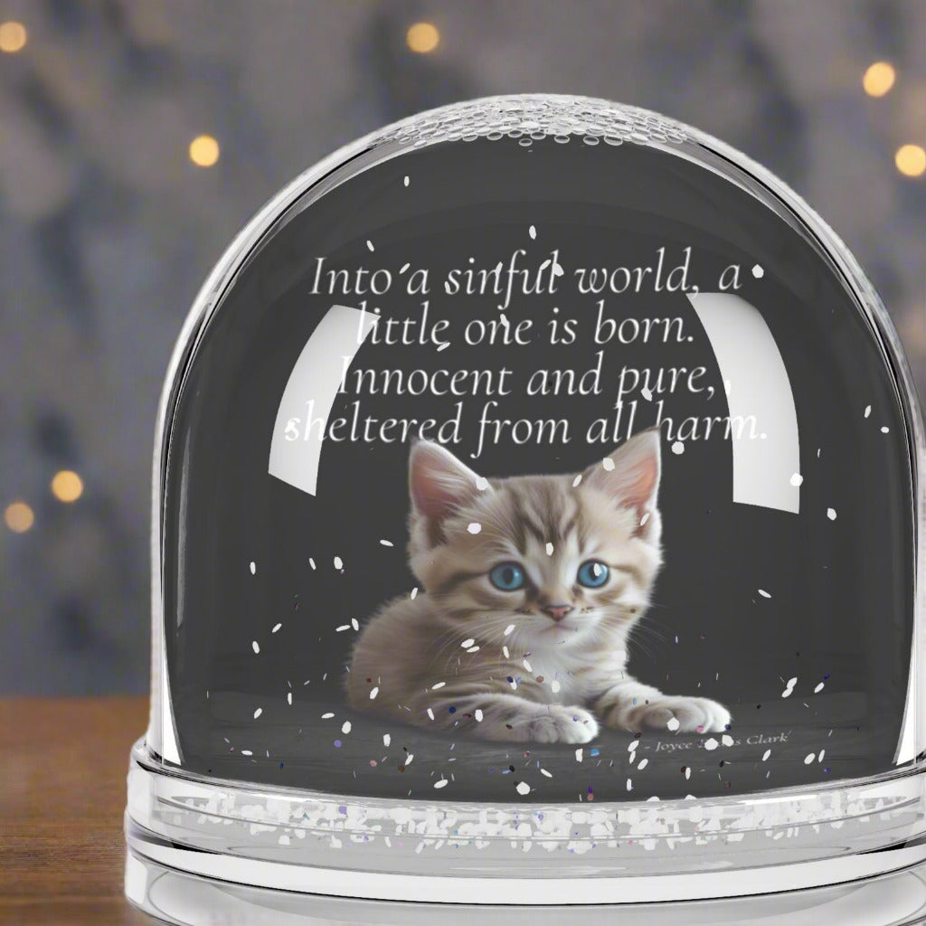 Into a Sinful World Festive Snow Globe: Unique Holiday Decor