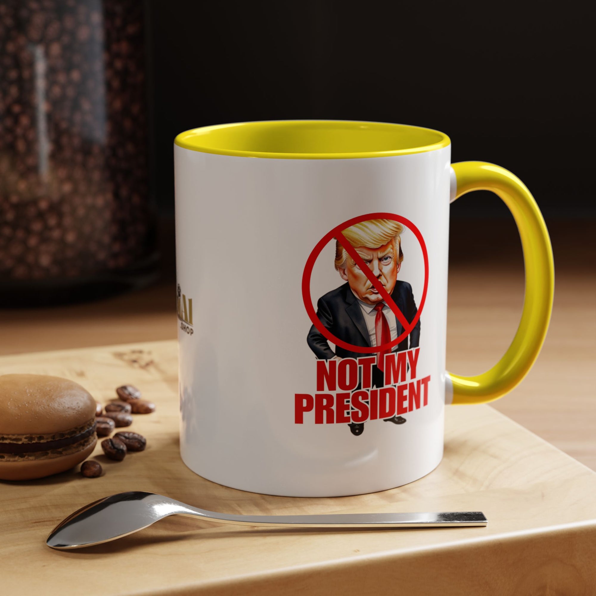 Not My President Coffee Mug - 11oz & 15oz Accent Mug for Political Activism
