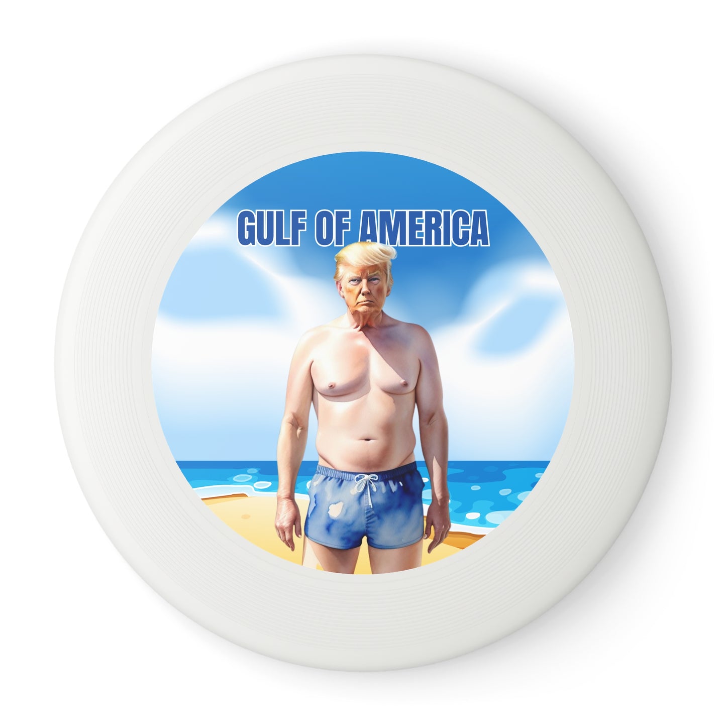 Gulf of America Frisbee - Fun Outdoor Flying Disc with Humorous Design