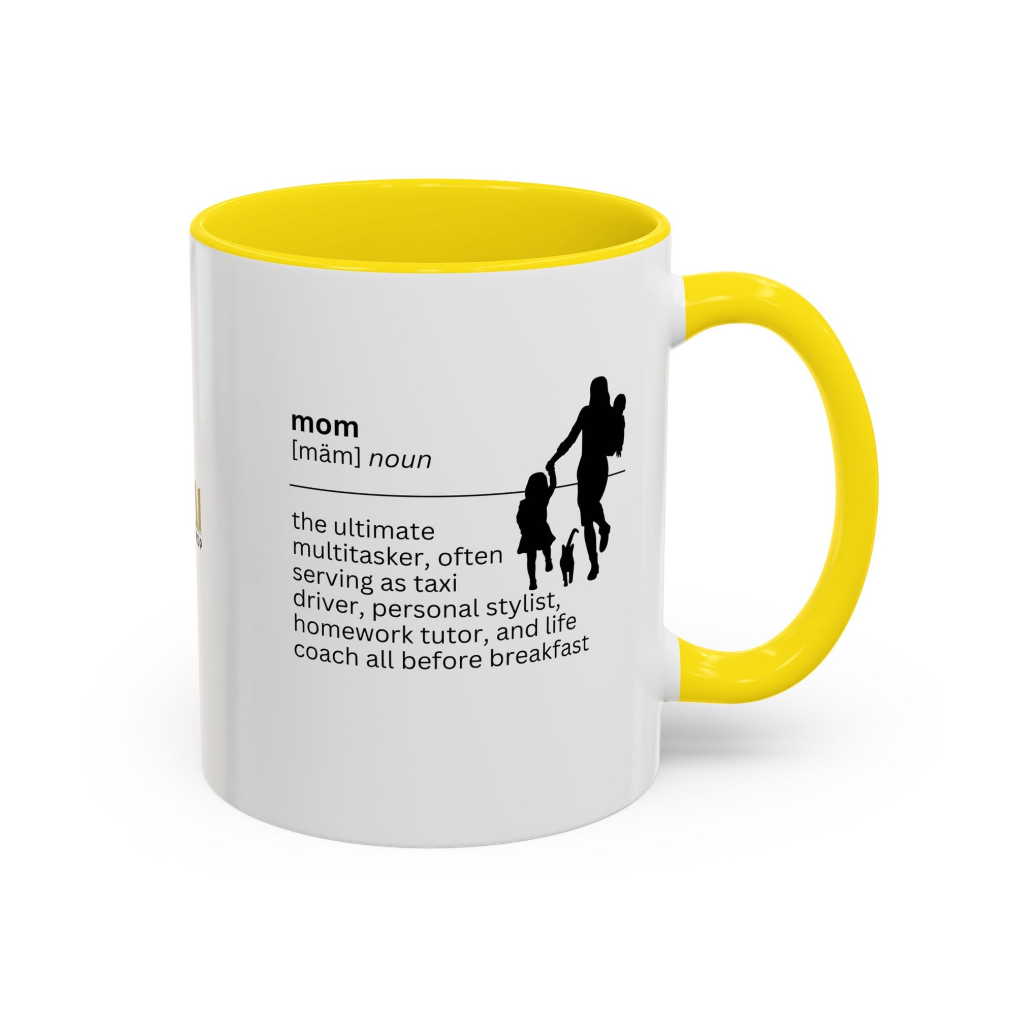 Mom Multitasker Accent Coffee Mug - Perfect Gift for Moms