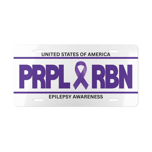 Epilepsy Awareness Vanity Plate