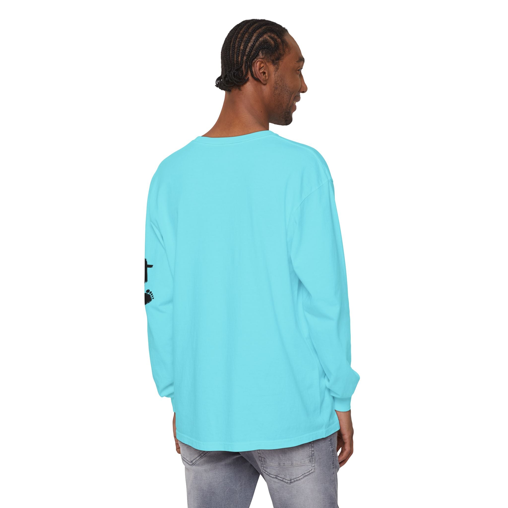 Jesus Loves You. Bigfoot’s Undecided. Long Sleeve Shirt