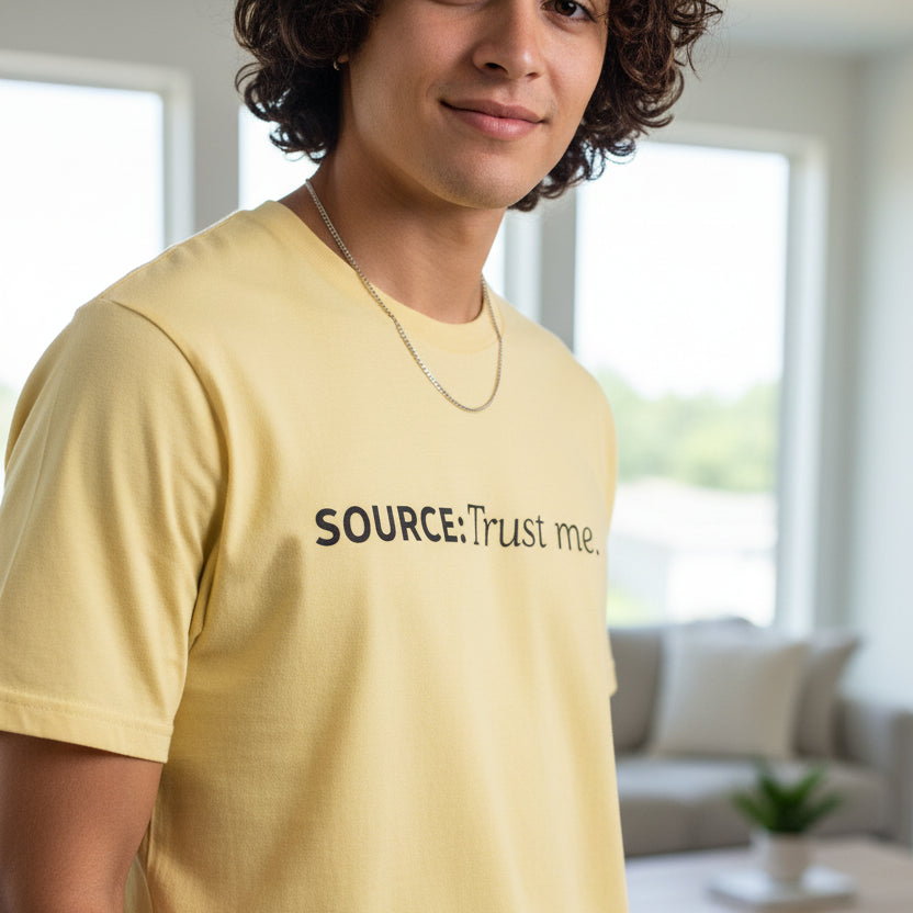 Source: Trust Me T-Shirt | Political Parody Tee