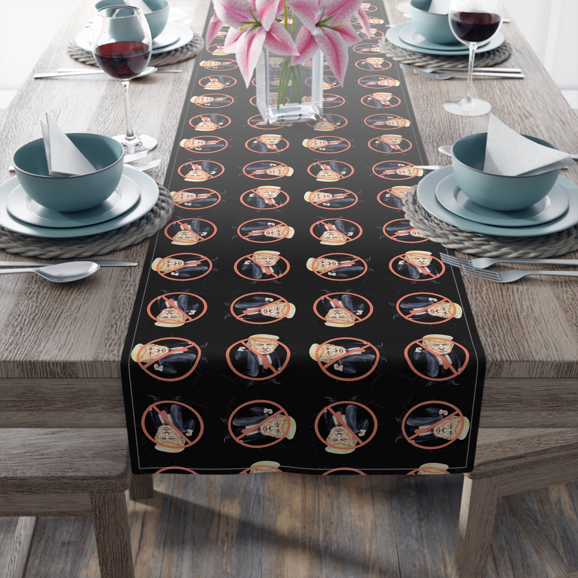 Trump Hater Table Runner