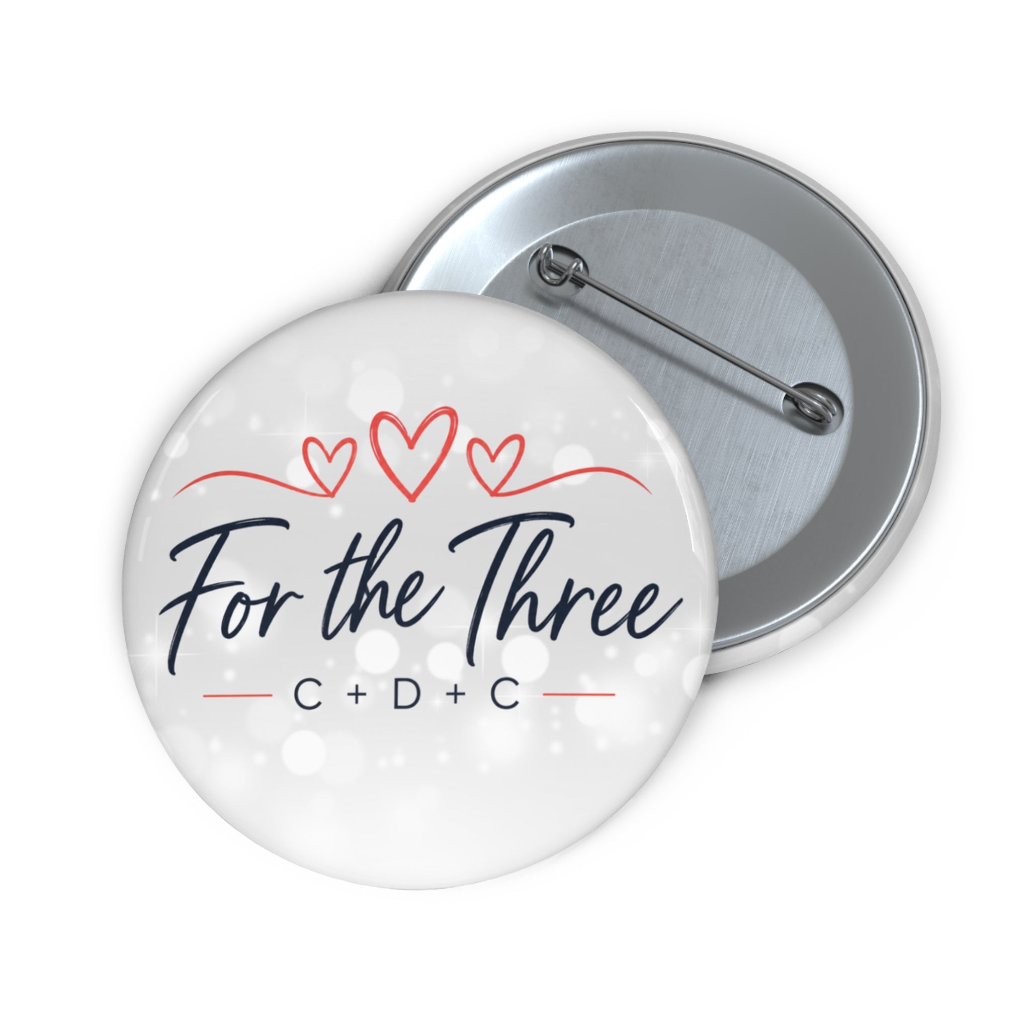 For the Three C + D + C Pin Button | Memorial Support Pin
