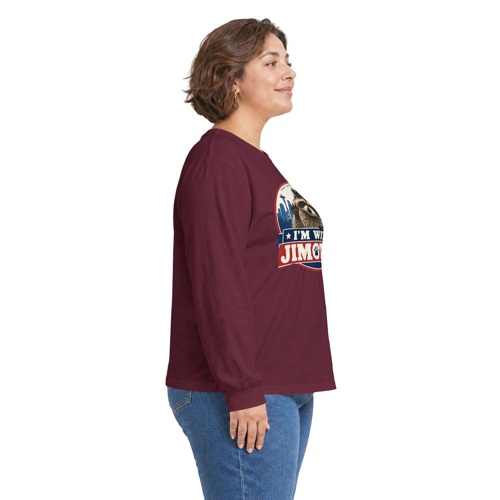I’m With Jimothy Raccoon Long Sleeve T-Shirt