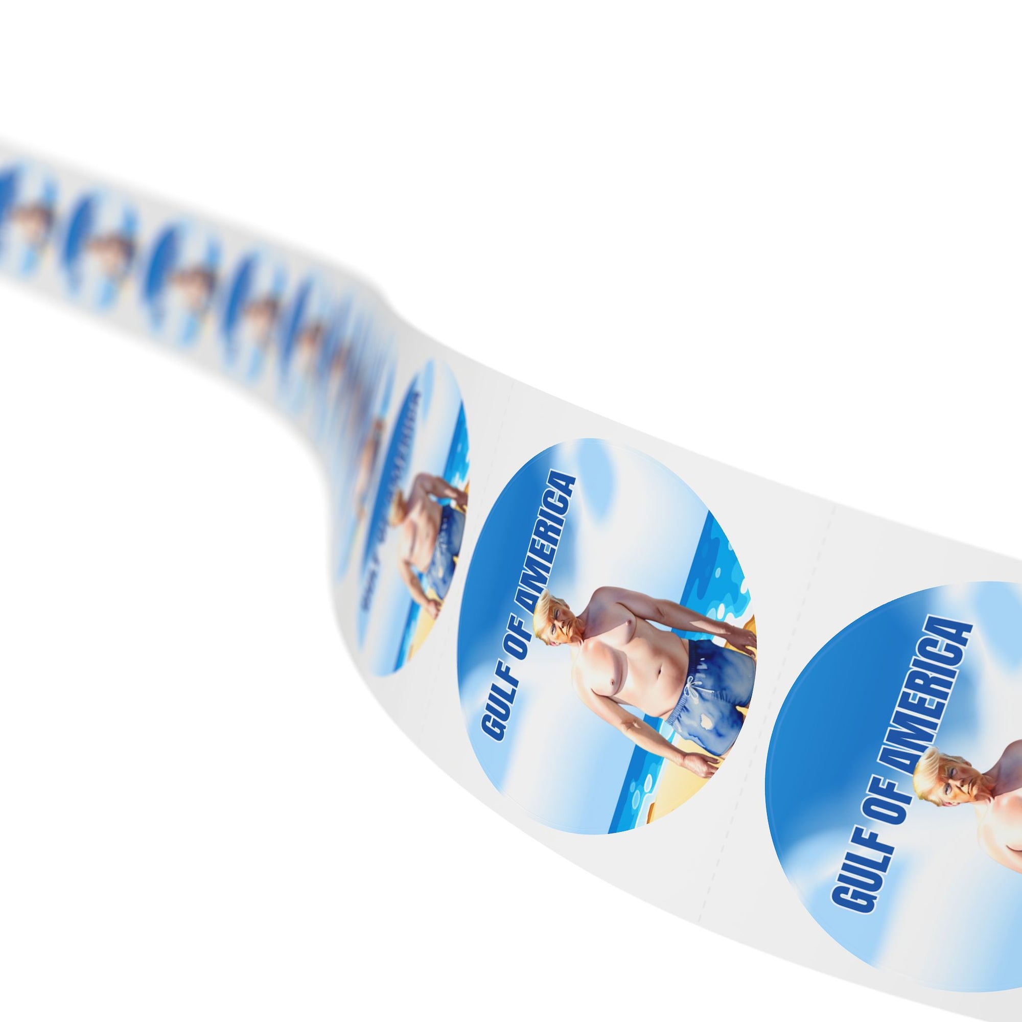 Fun American Gulf Sticker Roll - Beach Summer
