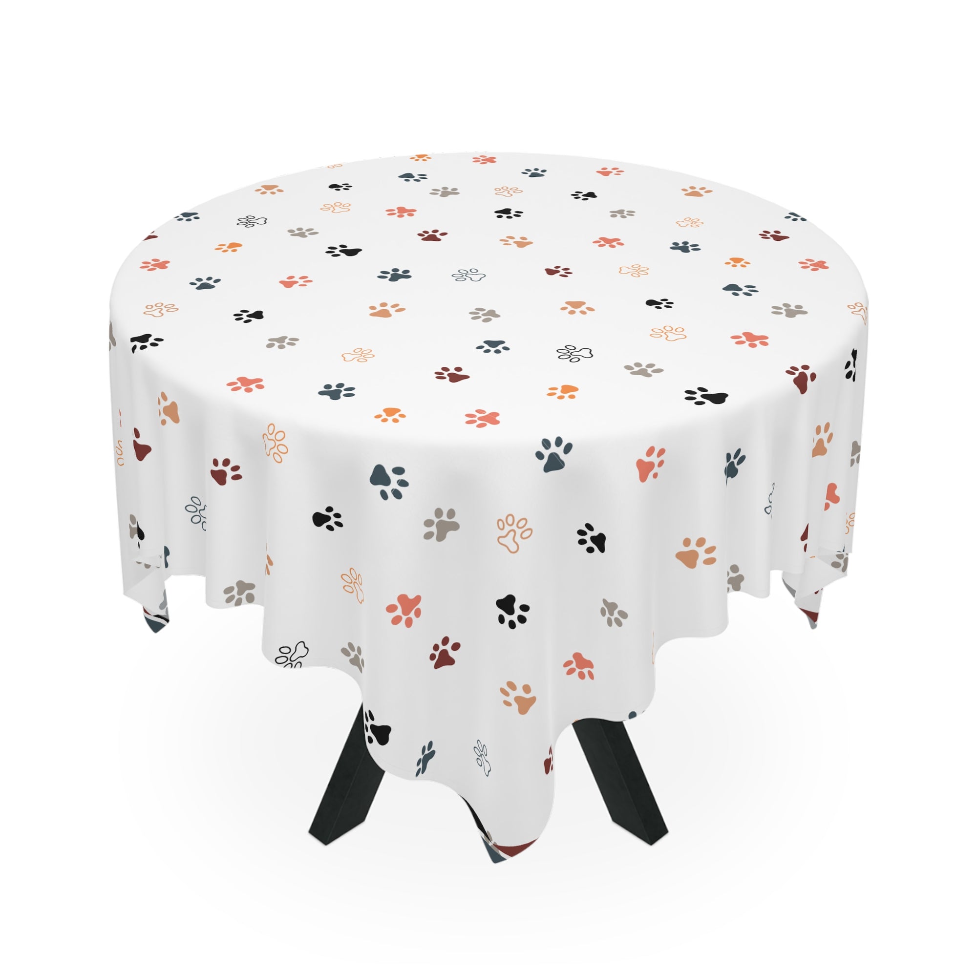 Cat Paw Print Tablecloth