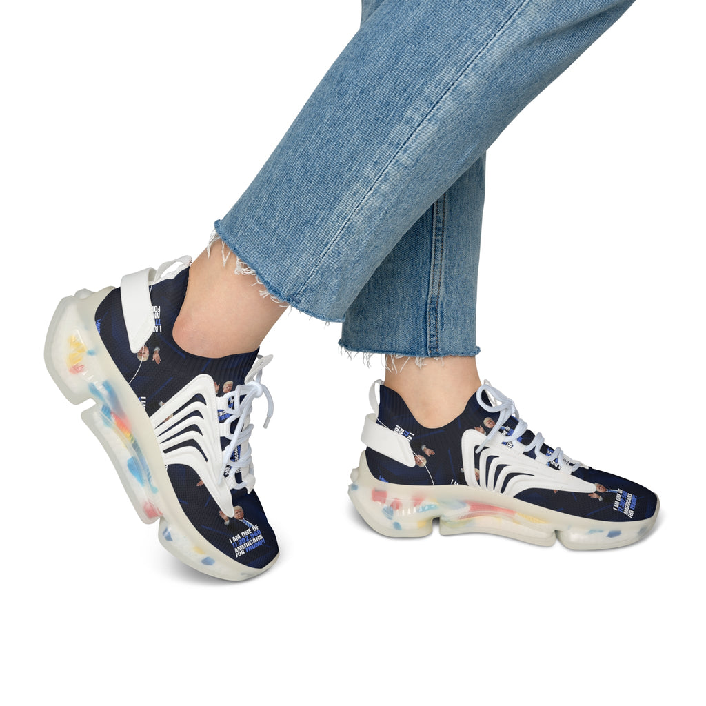 Stylish Women's Mesh Sneakers | American for Trump Design Printify
