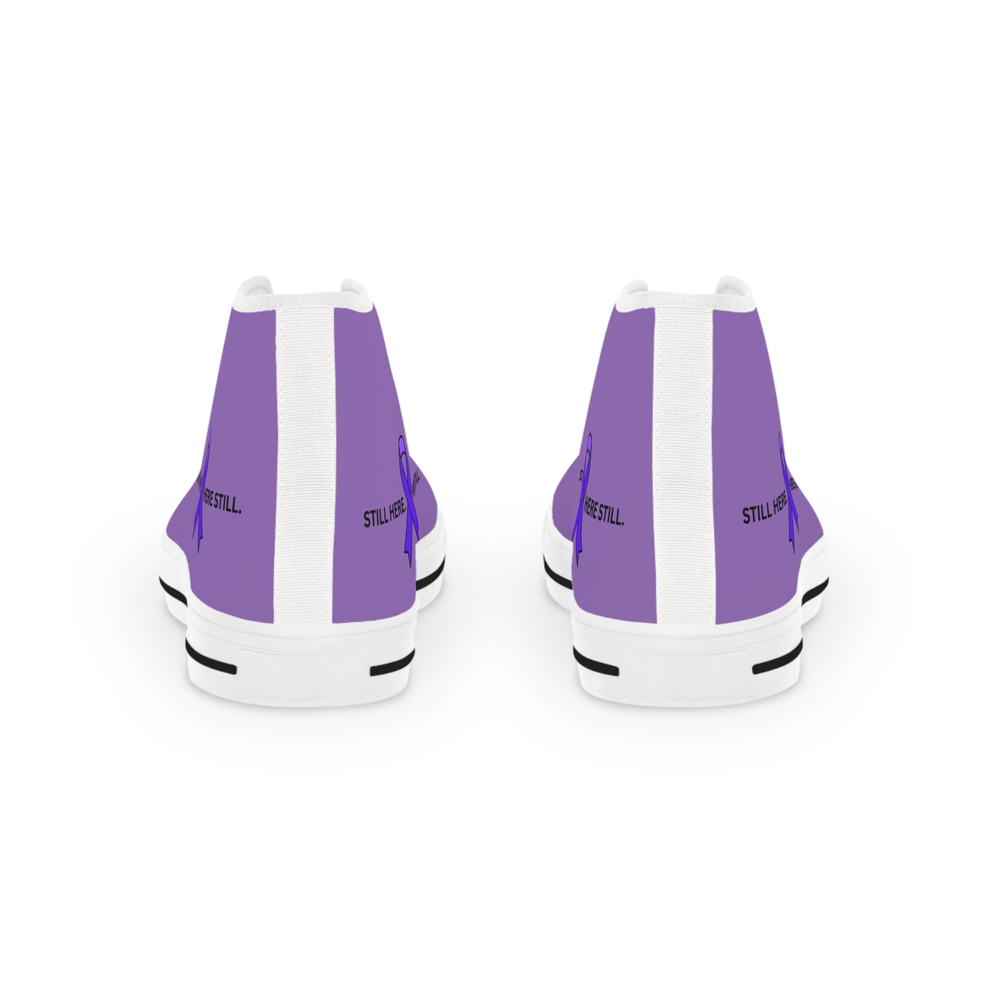 Still Here. Here Still. Men’s High-Top Sneakers – Epilepsy Awareness