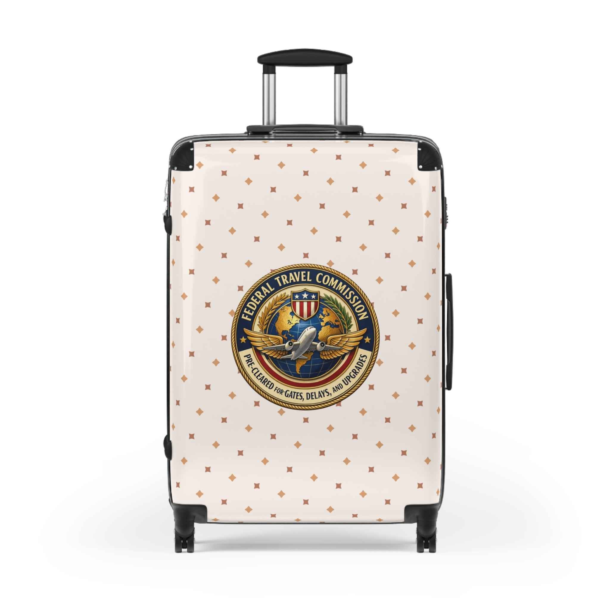 Federal Travel Commission Suitcase — Pre-Cleared for Chaos (and Upgrades)