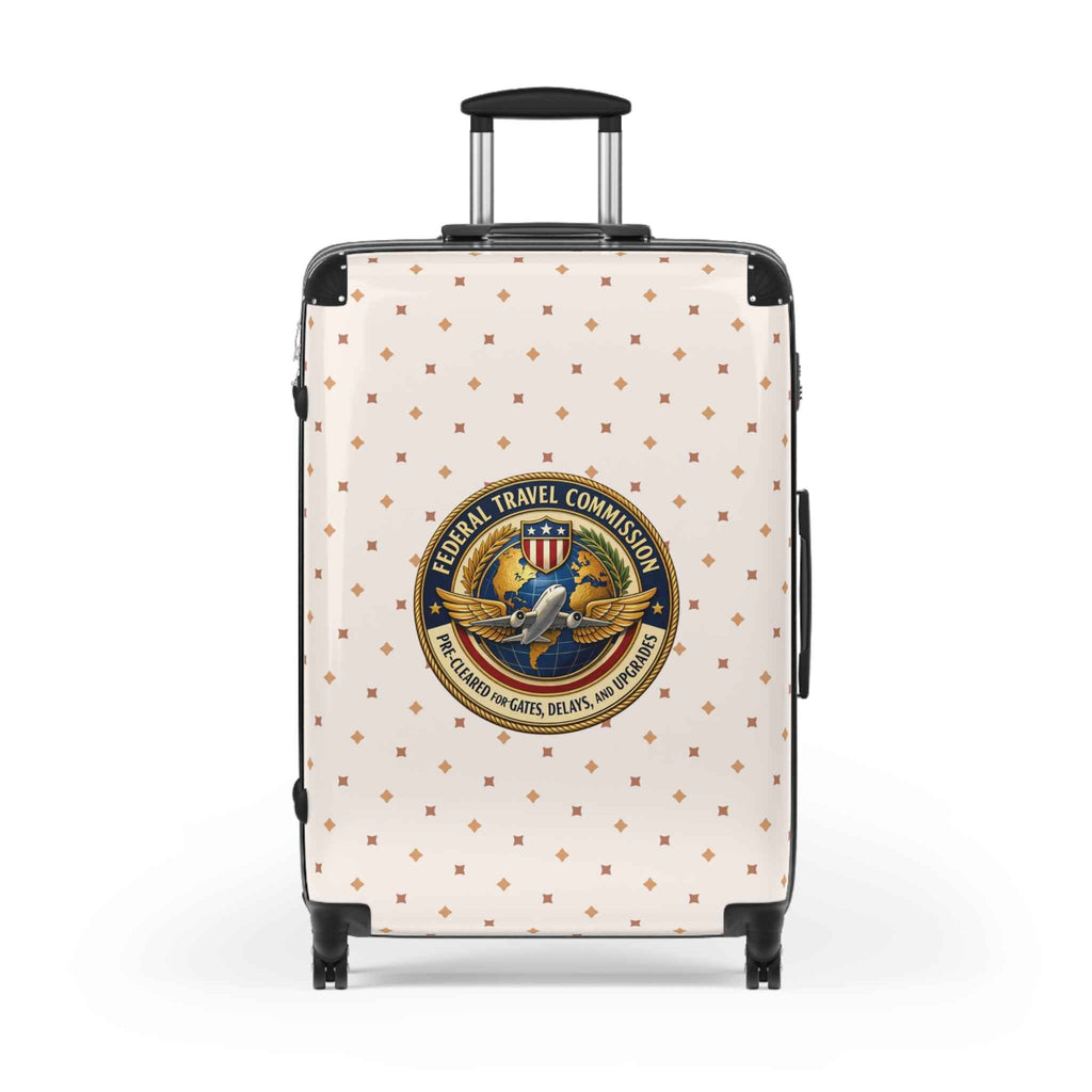 Federal Travel Commission Suitcase — Pre-Cleared for Chaos (and Upgrades)