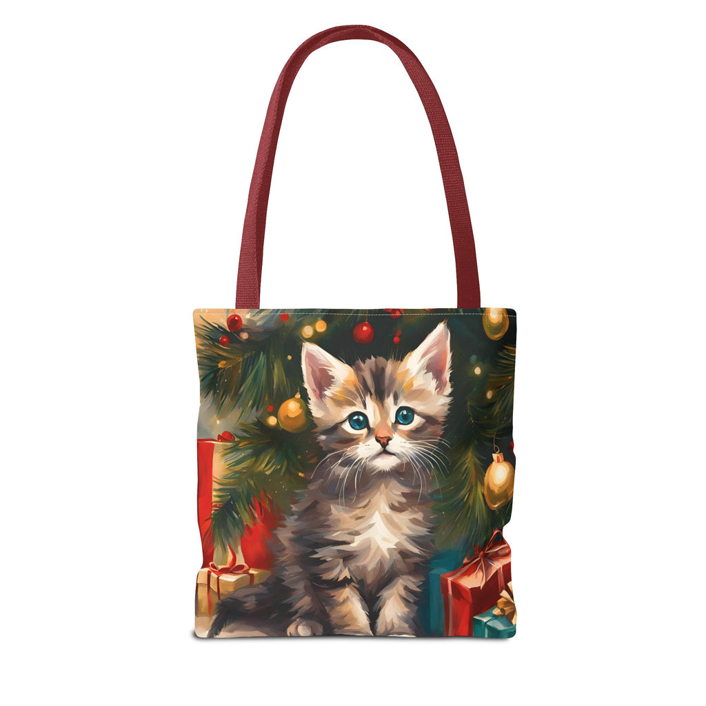 Kittenly Christmas Tote Bag