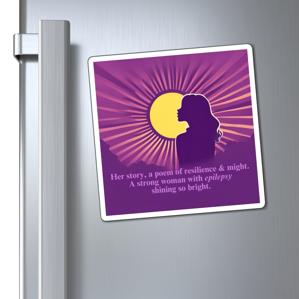Resilience & Might Epilepsy Awareness Magnet