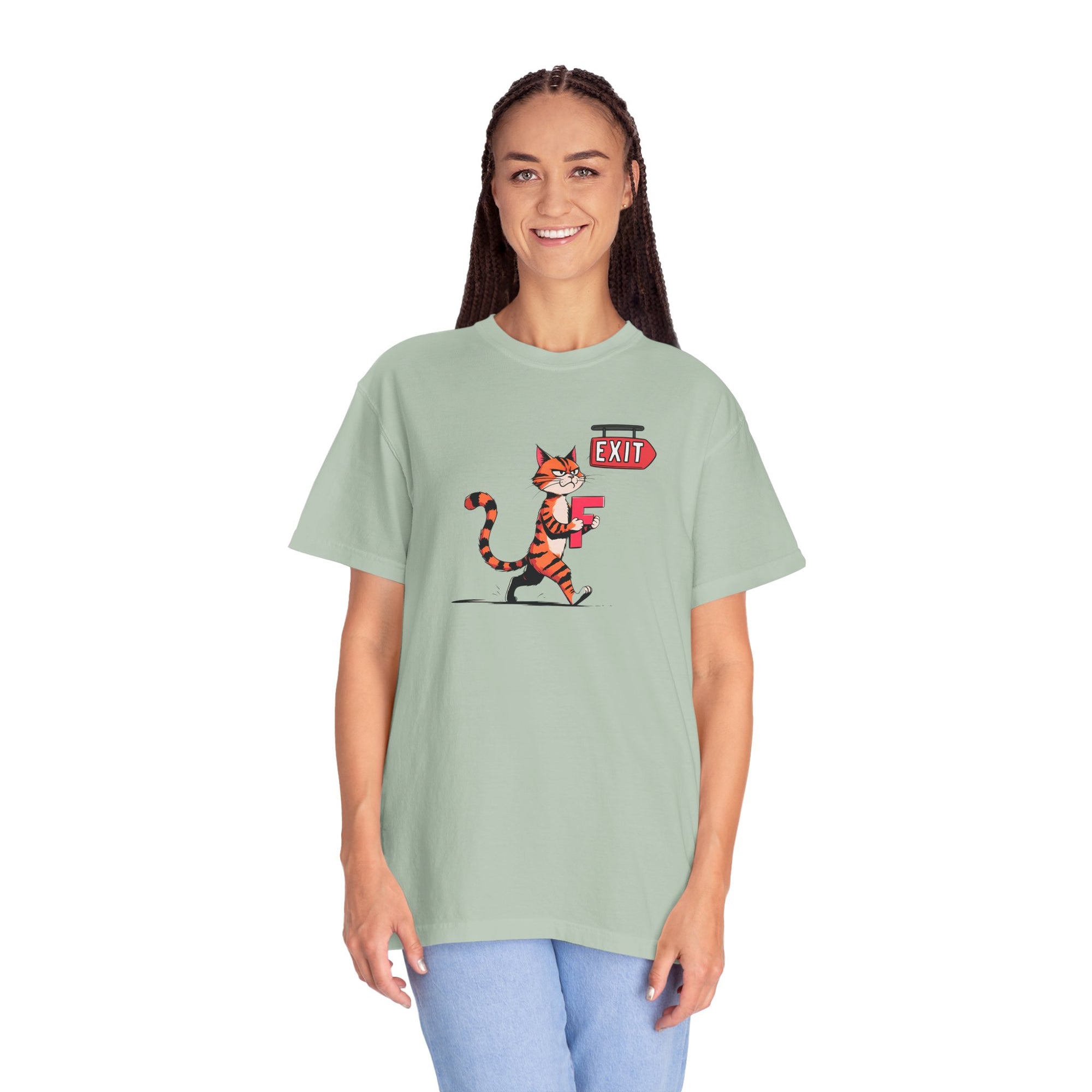 Getting the F Outta Here Unisex Garment-Dyed T-shirt