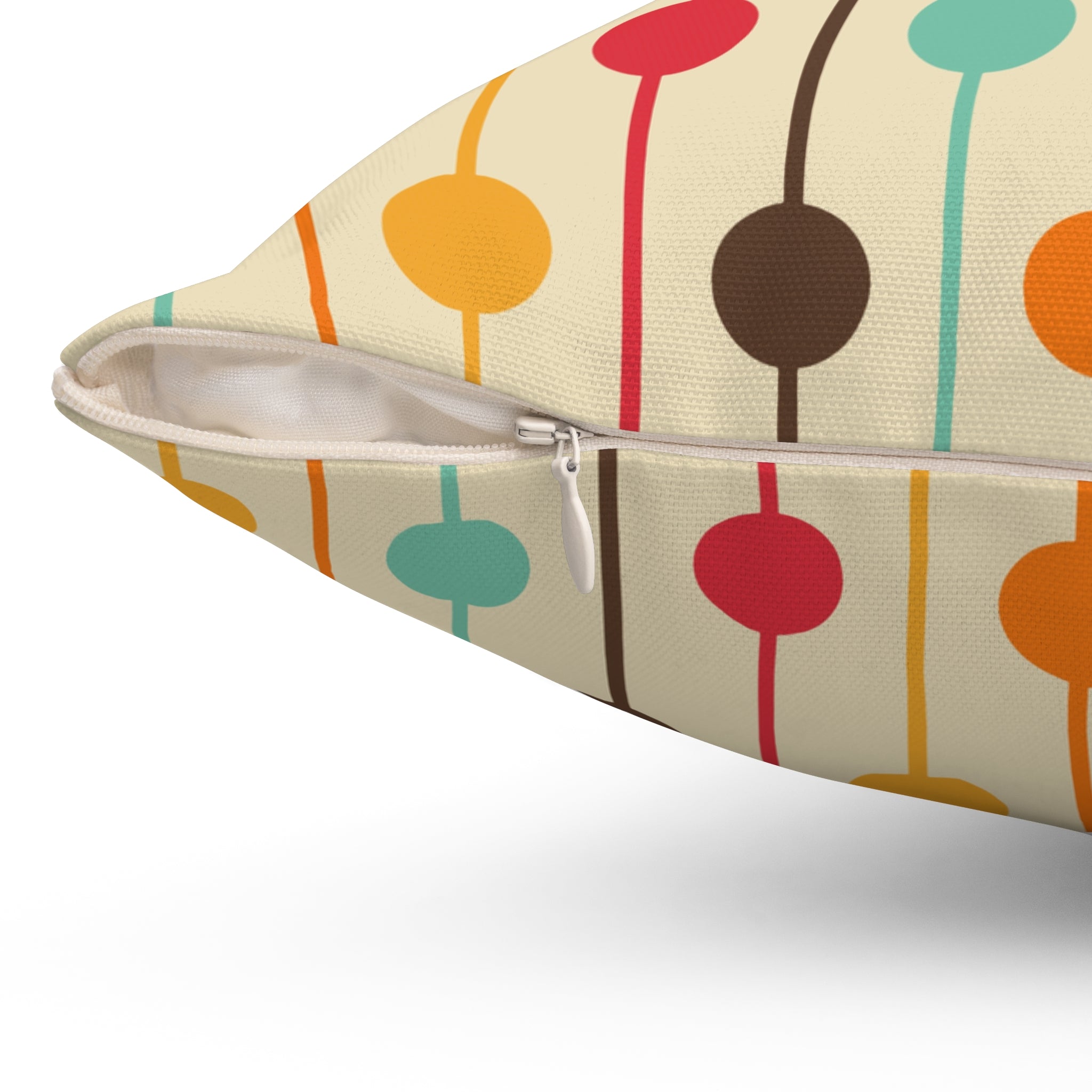 Mid-Century Cat Eyes Retro Throw Pillow