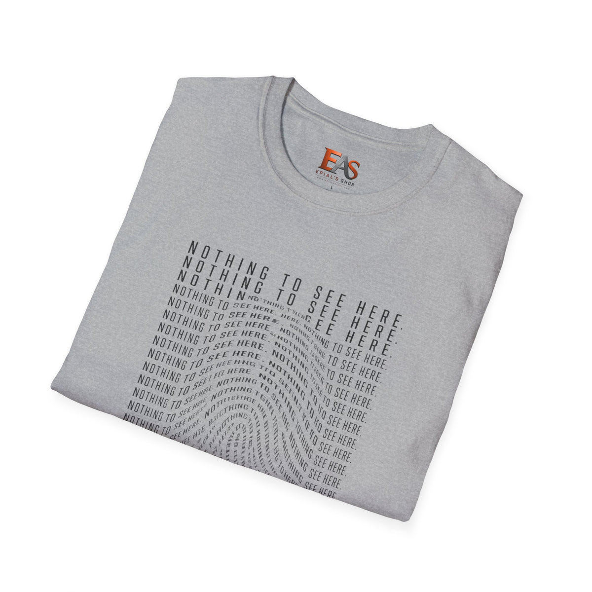 Nothing to See Here T-Shirt | Hidden Fingerprint True Crime & Internet Sleuth Tee