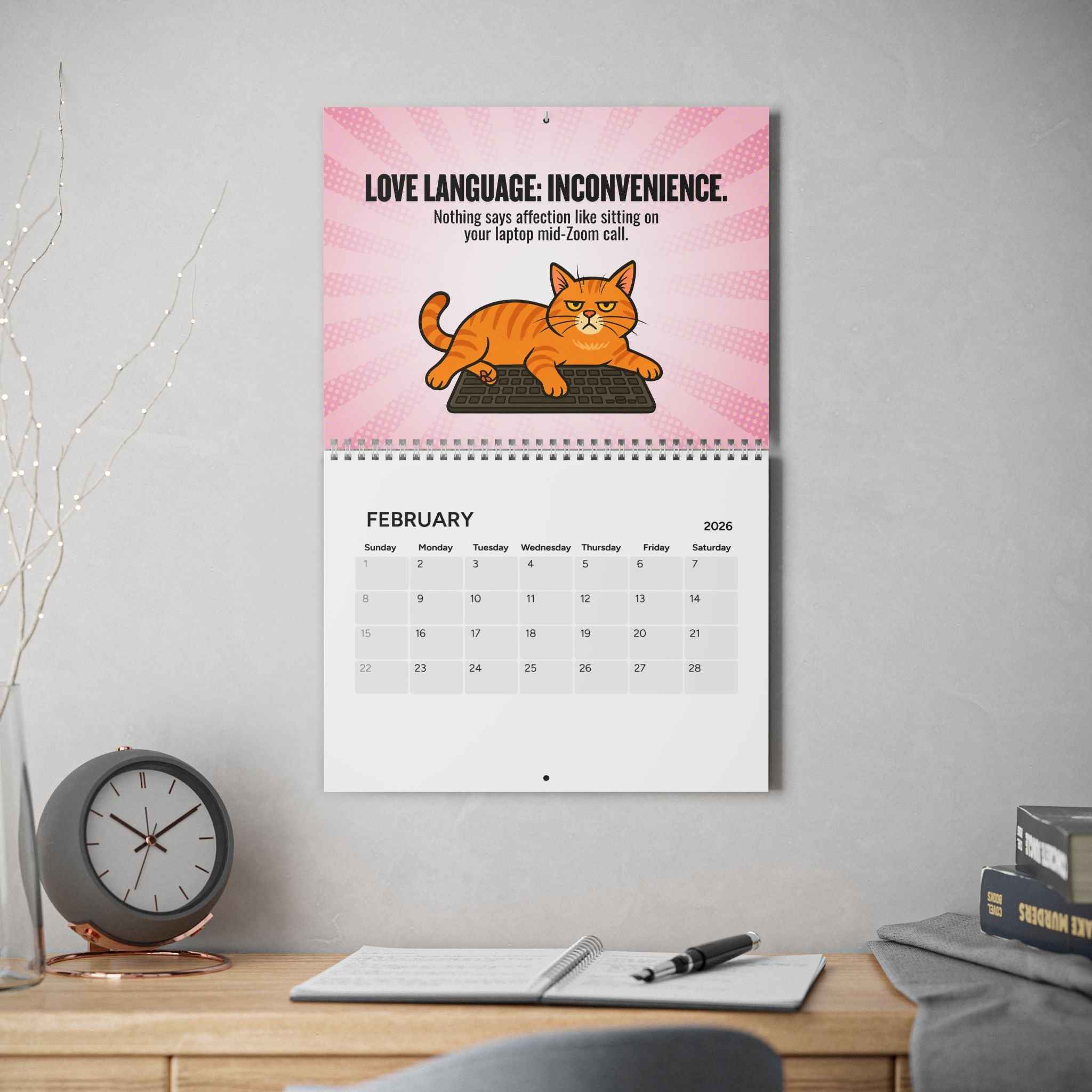 Catsplaining the Year – 2026 Funny Cat Calendar | EpilepticAL