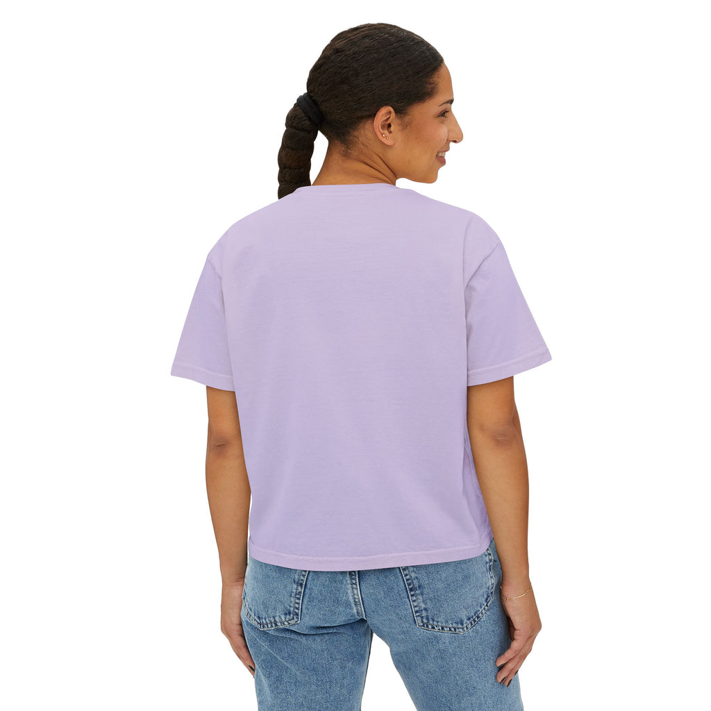 Neural Noise Boxy Crop T-Shirt | Abstract Brain Epilepsy Awareness Graphic Tee
