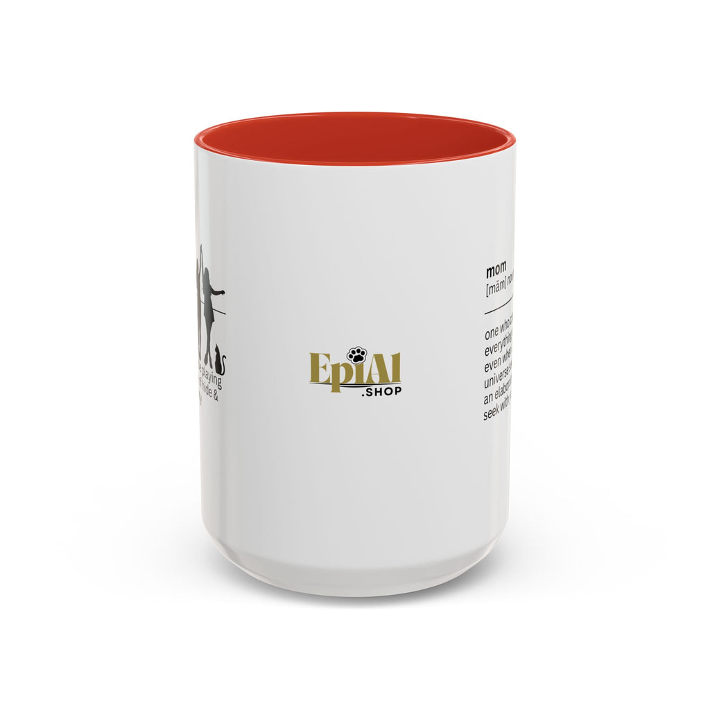 Mom Okay Accent Coffee Mug - Perfect Gift for Moms