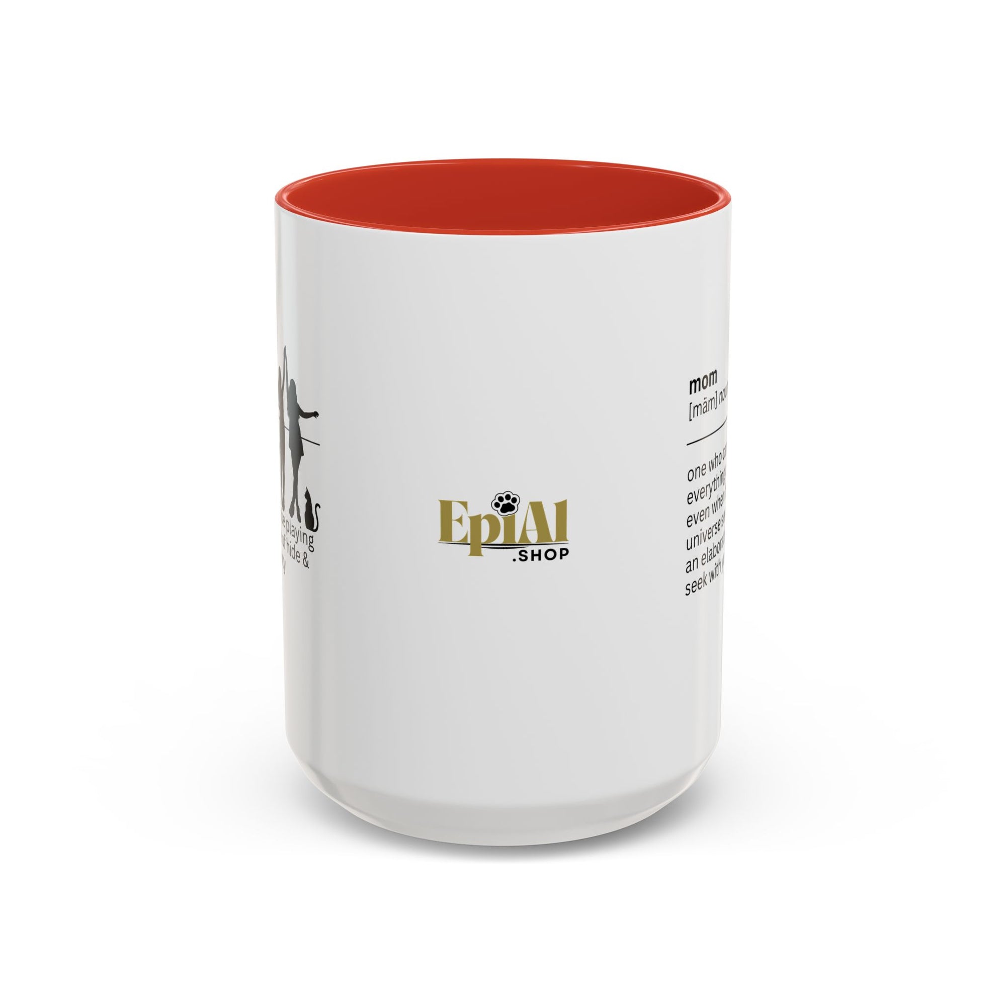 Mom Okay Accent Coffee Mug - Perfect Gift for Moms