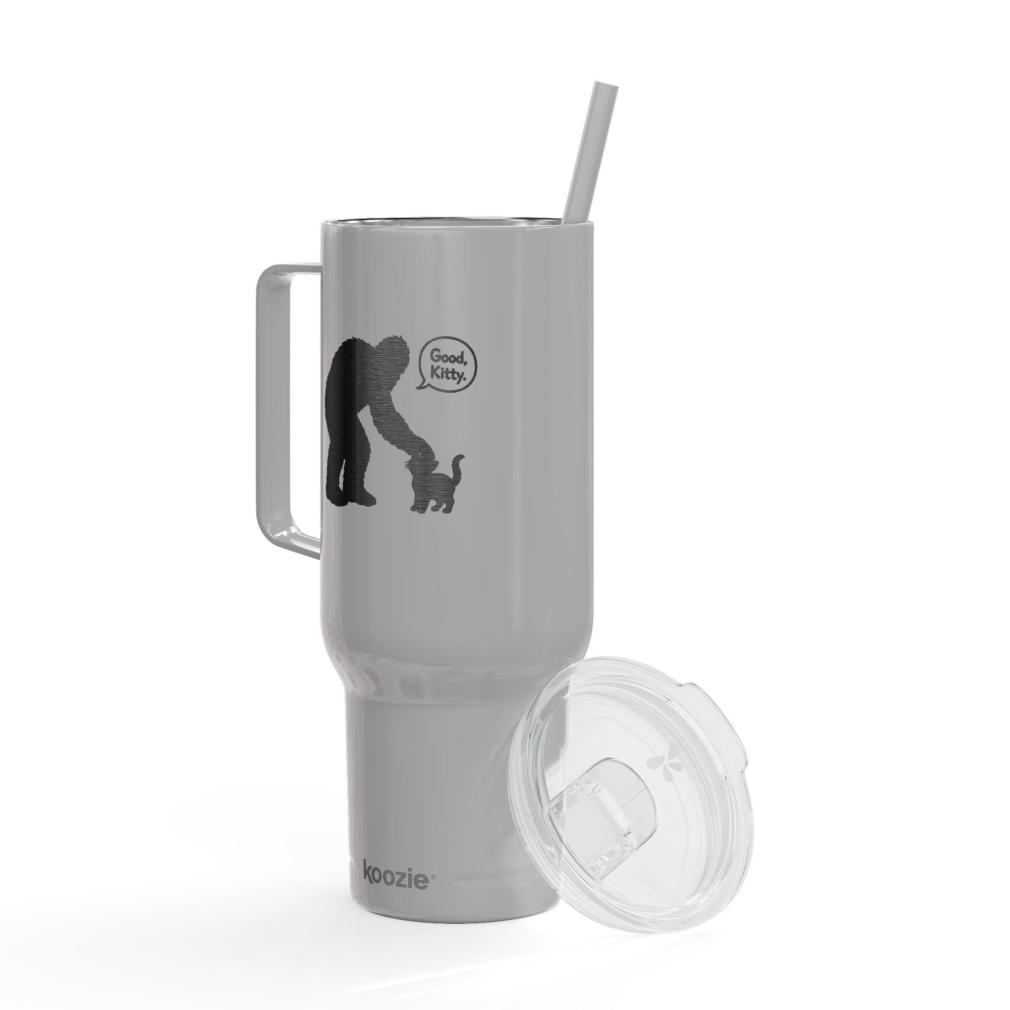 Bigfoot & Cat “Good, Kitty.” 40 oz Insulated Tumbler
