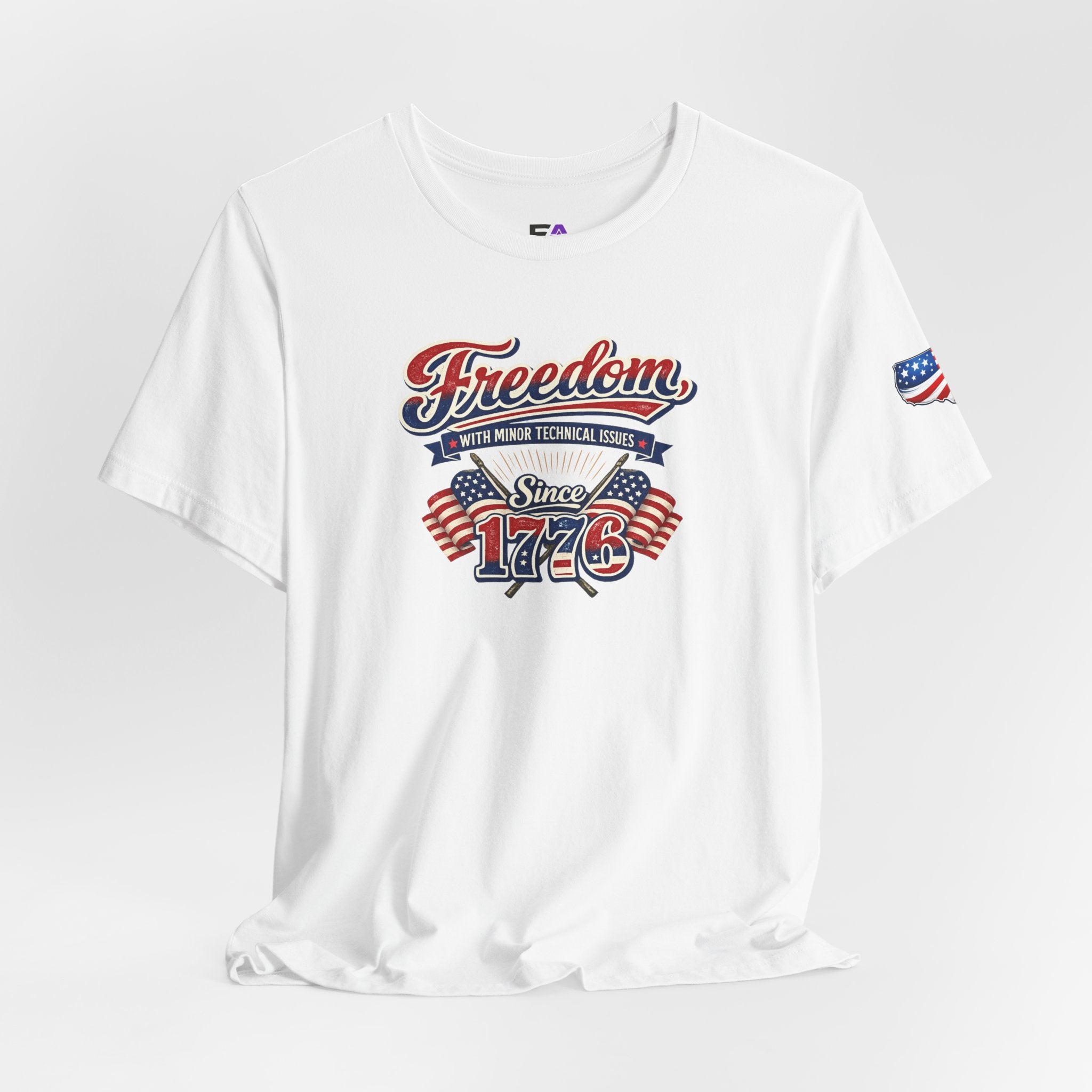 Freedom, With Minor Technical Issues, Since 1776 Patriotic T-Shirt
