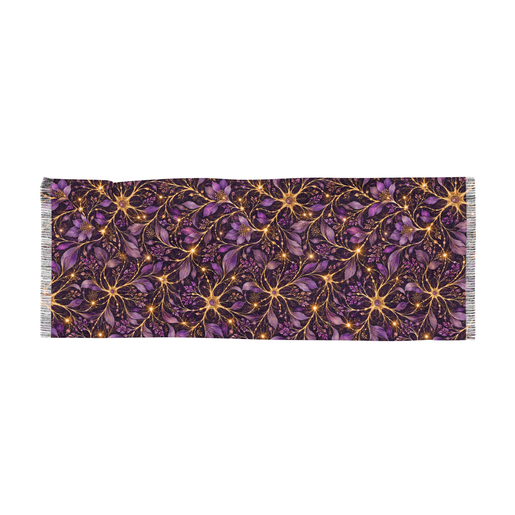 Beautifully Miswired | Purple & Gold Epilepsy Awareness Scarf