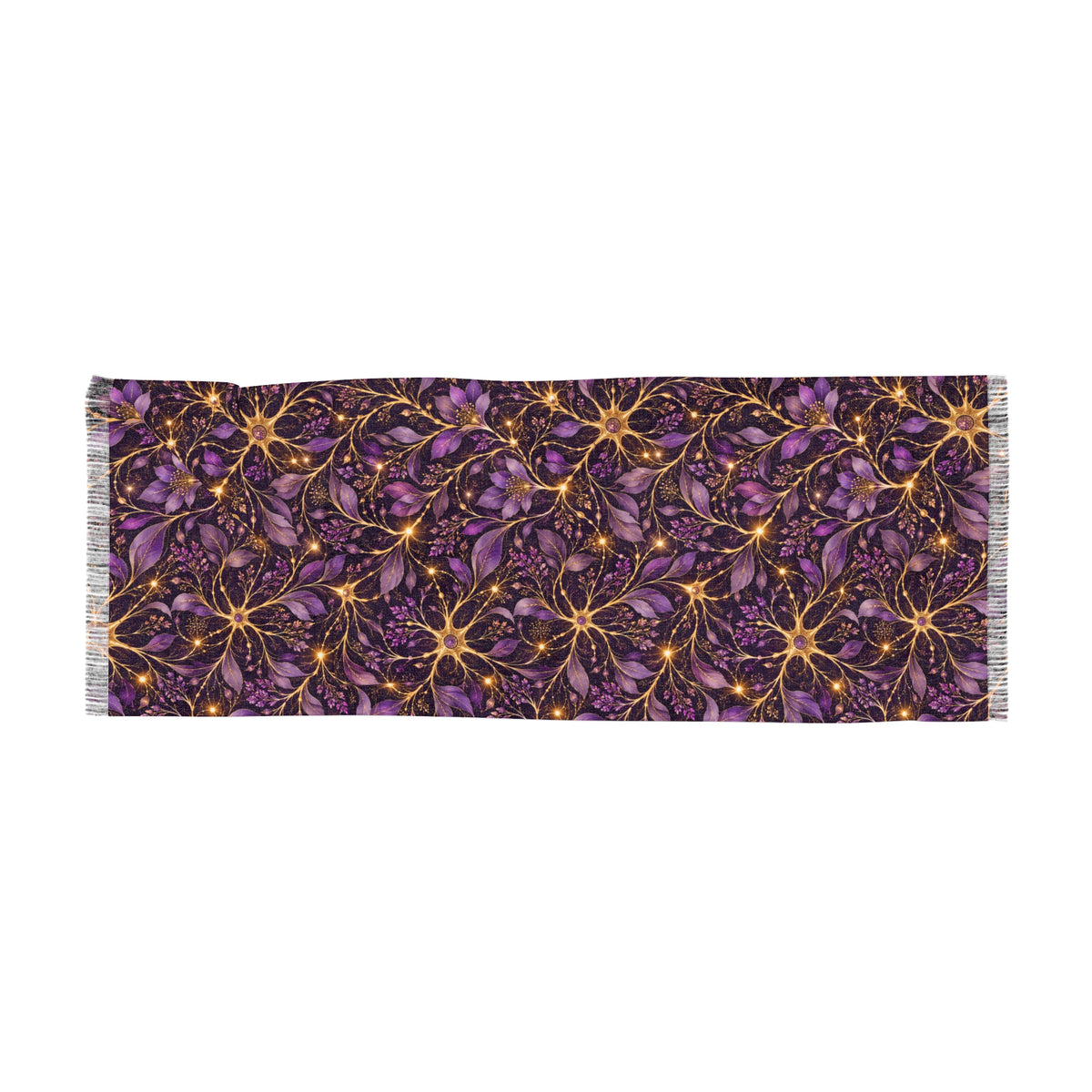 Beautifully Miswired | Purple & Gold Epilepsy Awareness Scarf