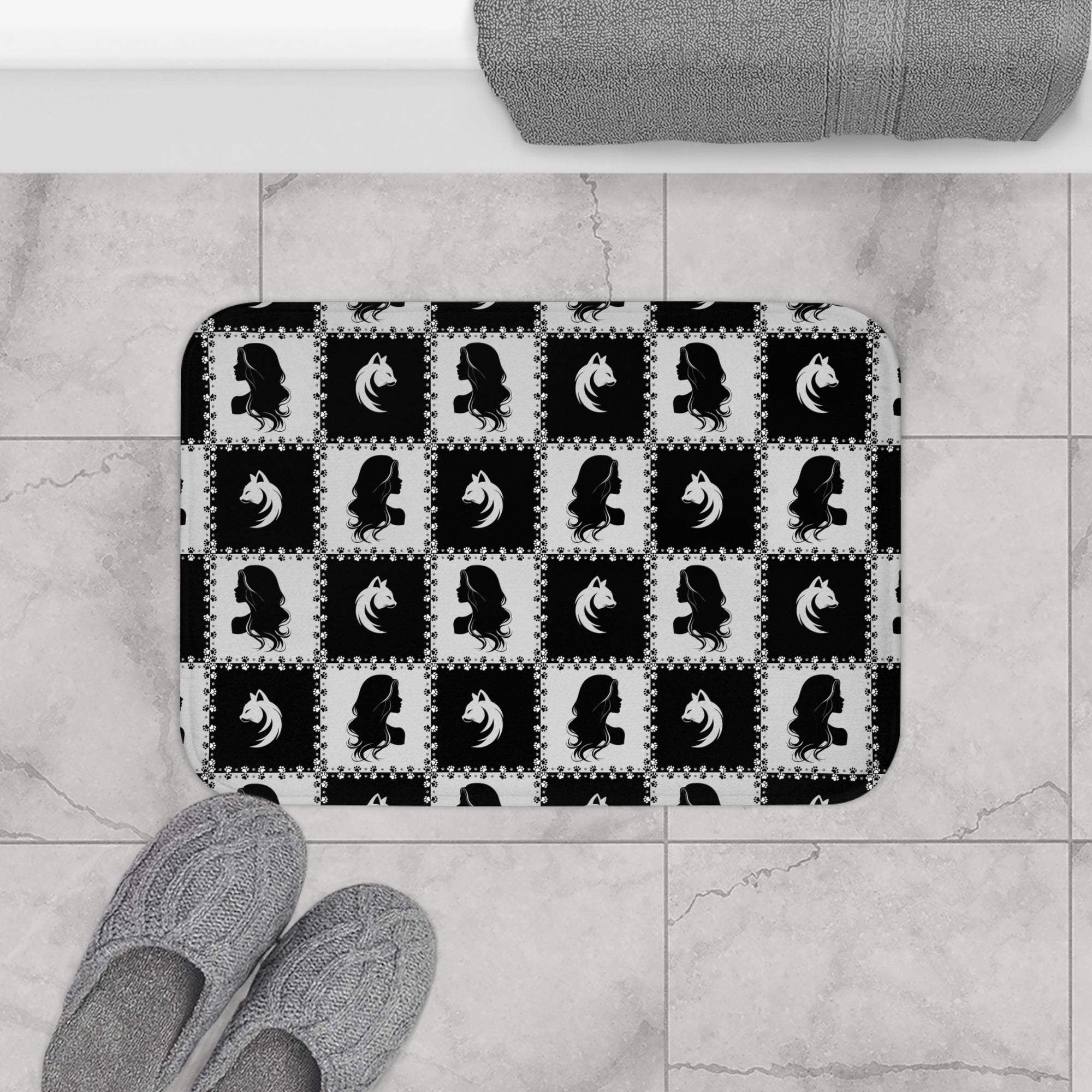 Cats & Ladies Bath Mat