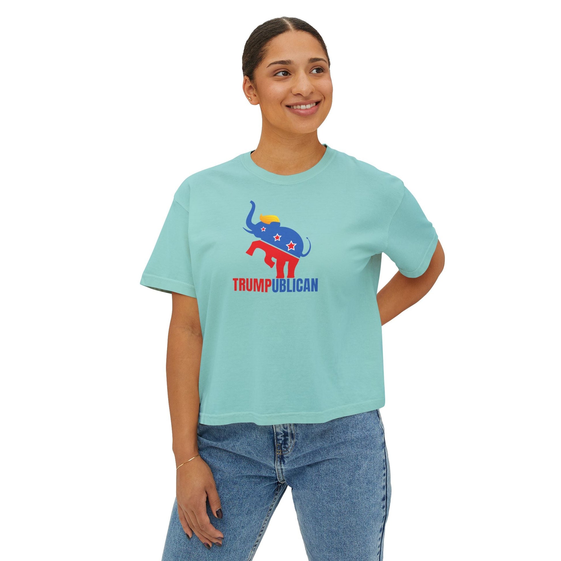 Trumpublican Women's Boxy Tee Printify
