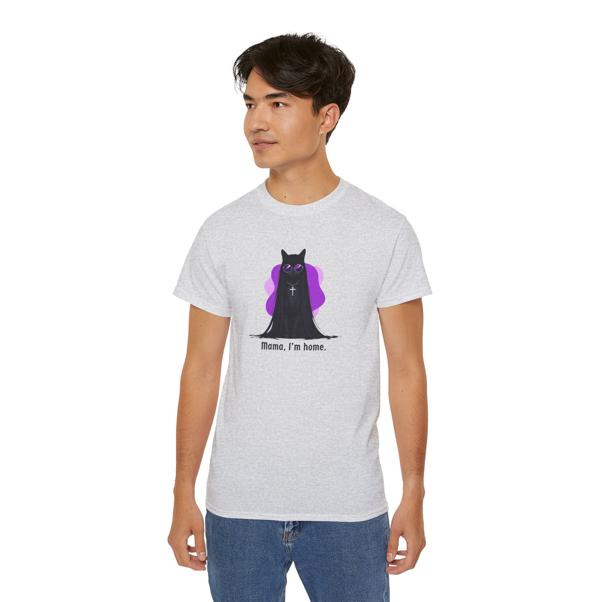 Mama I'm Home Ozzy Cat Graphic Tee
