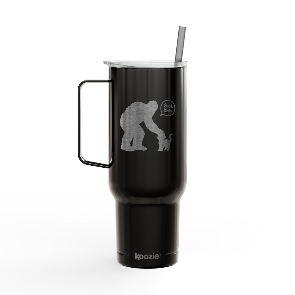 Bigfoot & Cat “Good, Kitty.” 40 oz Insulated Tumbler