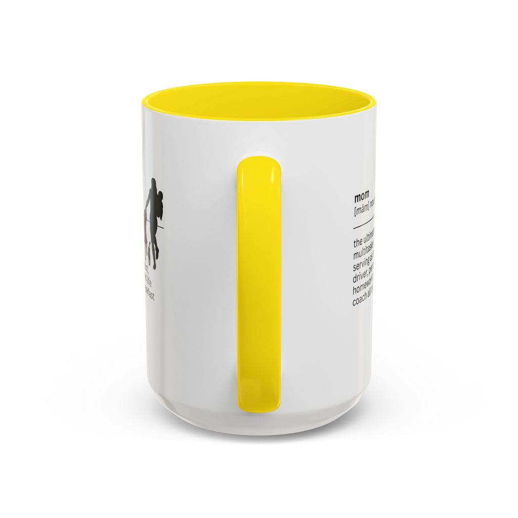 Mom Multitasker Accent Coffee Mug - Perfect Gift for Moms