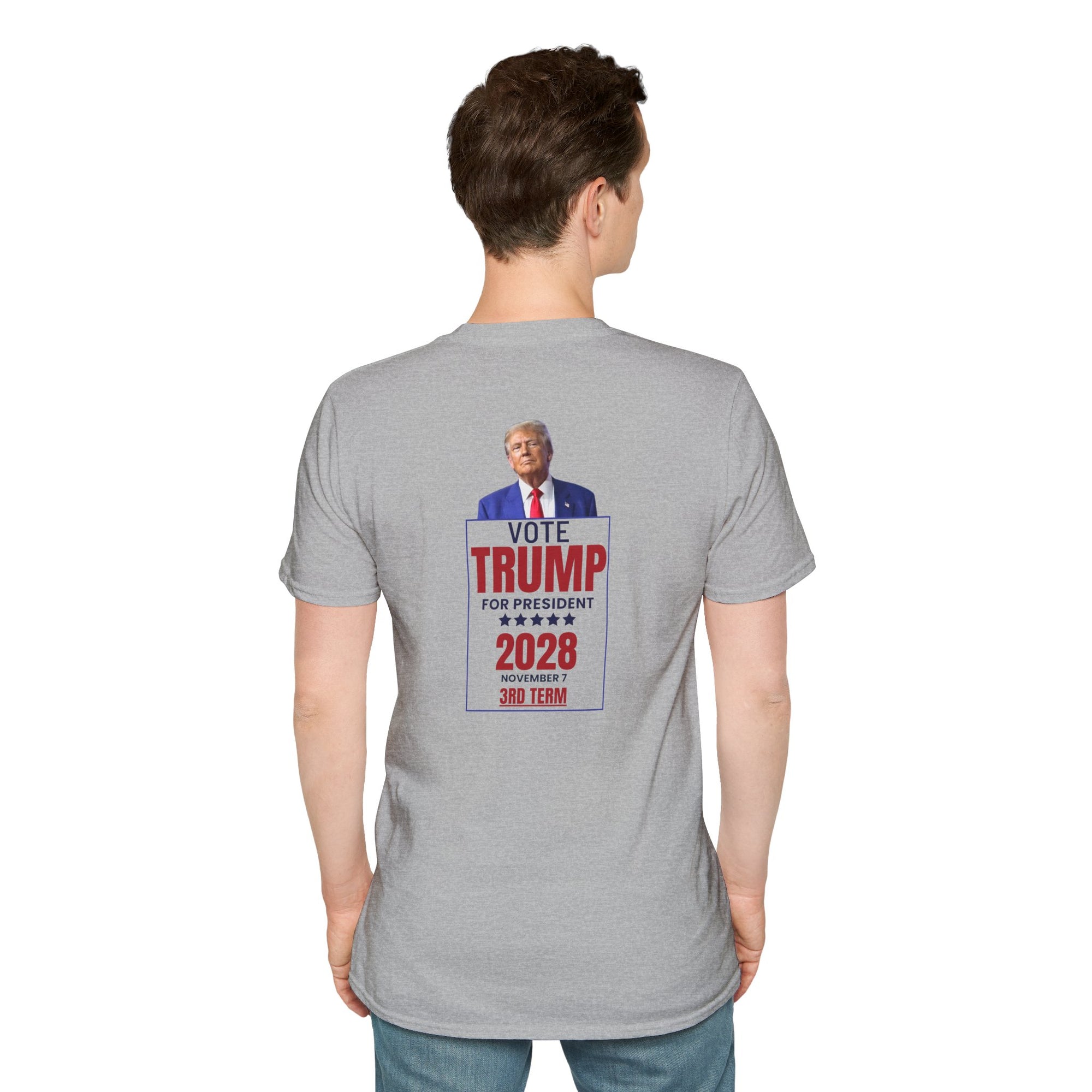 Trump 2028 Unisex Softstyle T-Shirt - Trump for President