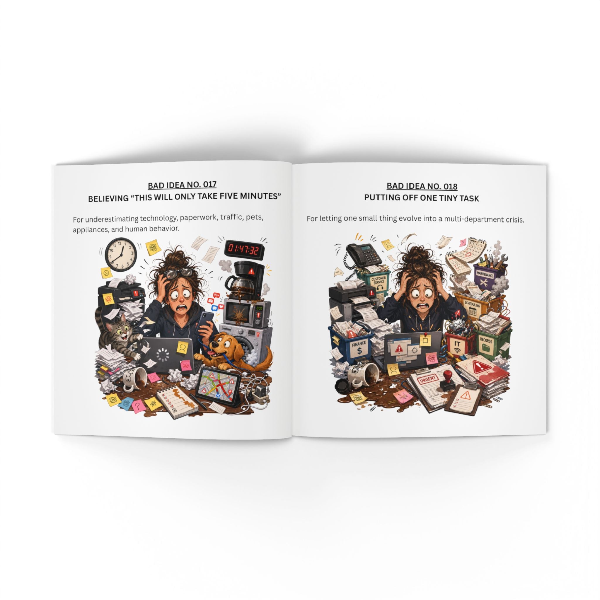Bureau of Bad Ideas: Funny Faux-Government Softcover Book
