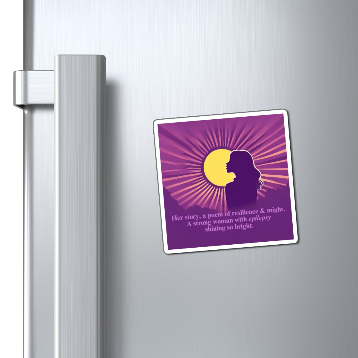 Resilience & Might Epilepsy Awareness Magnet