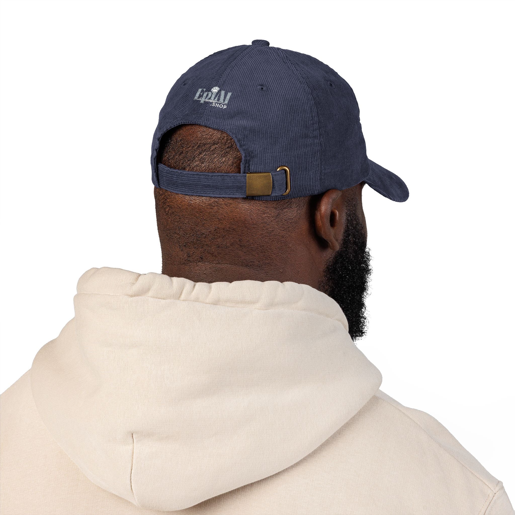Still Here – Lavender Ribbon Embroidered Corduroy Cap