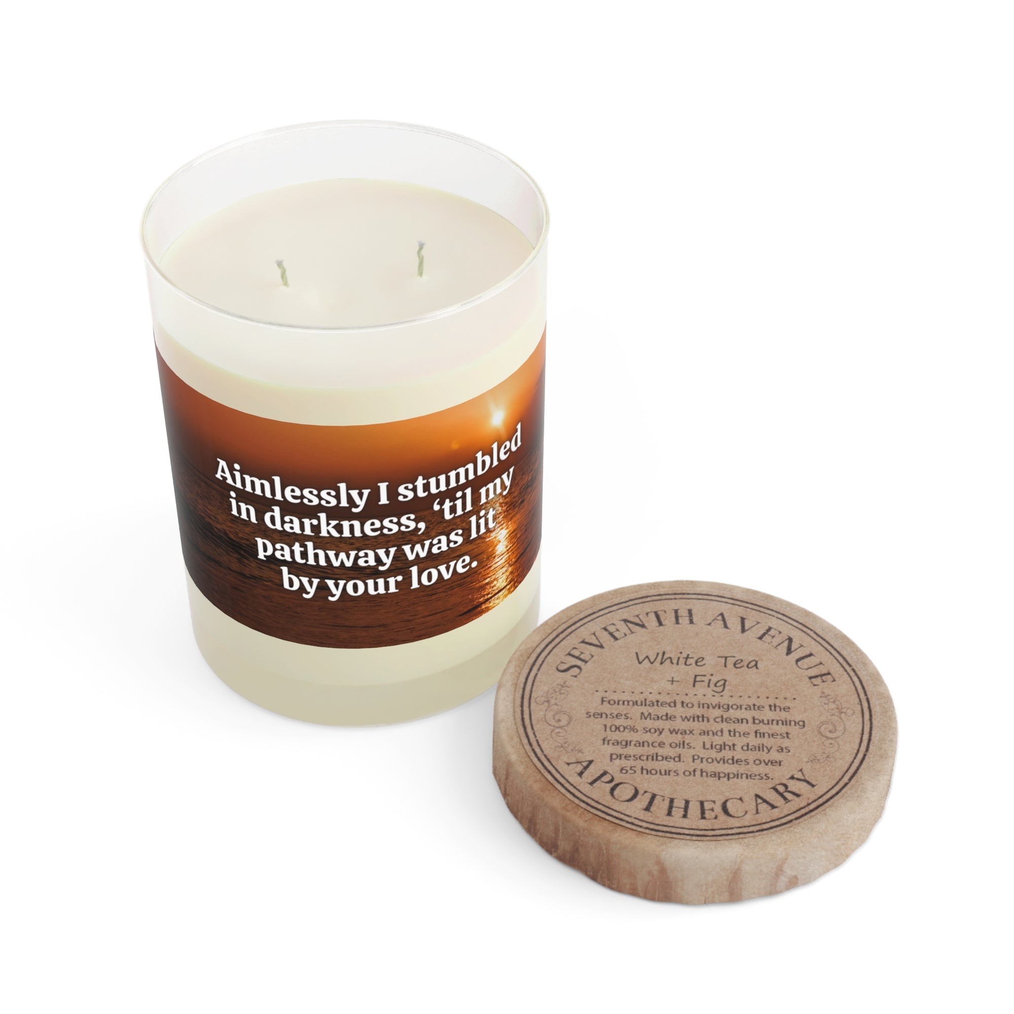 Aimlessly Scented Candle - Full Glass, 11oz
