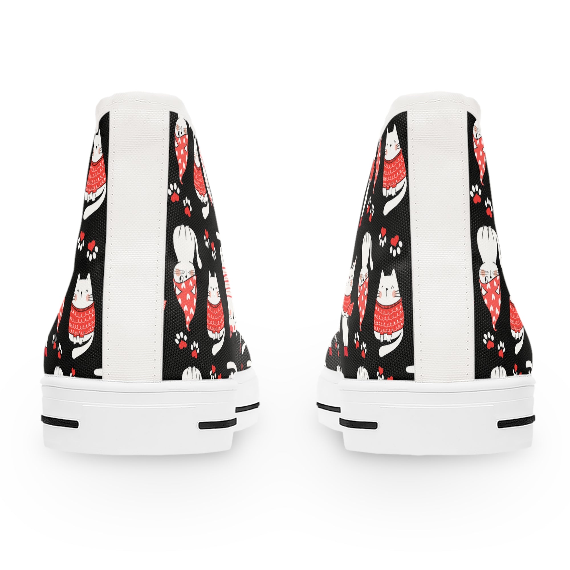 Winter Cats Women's High Top Sneakers