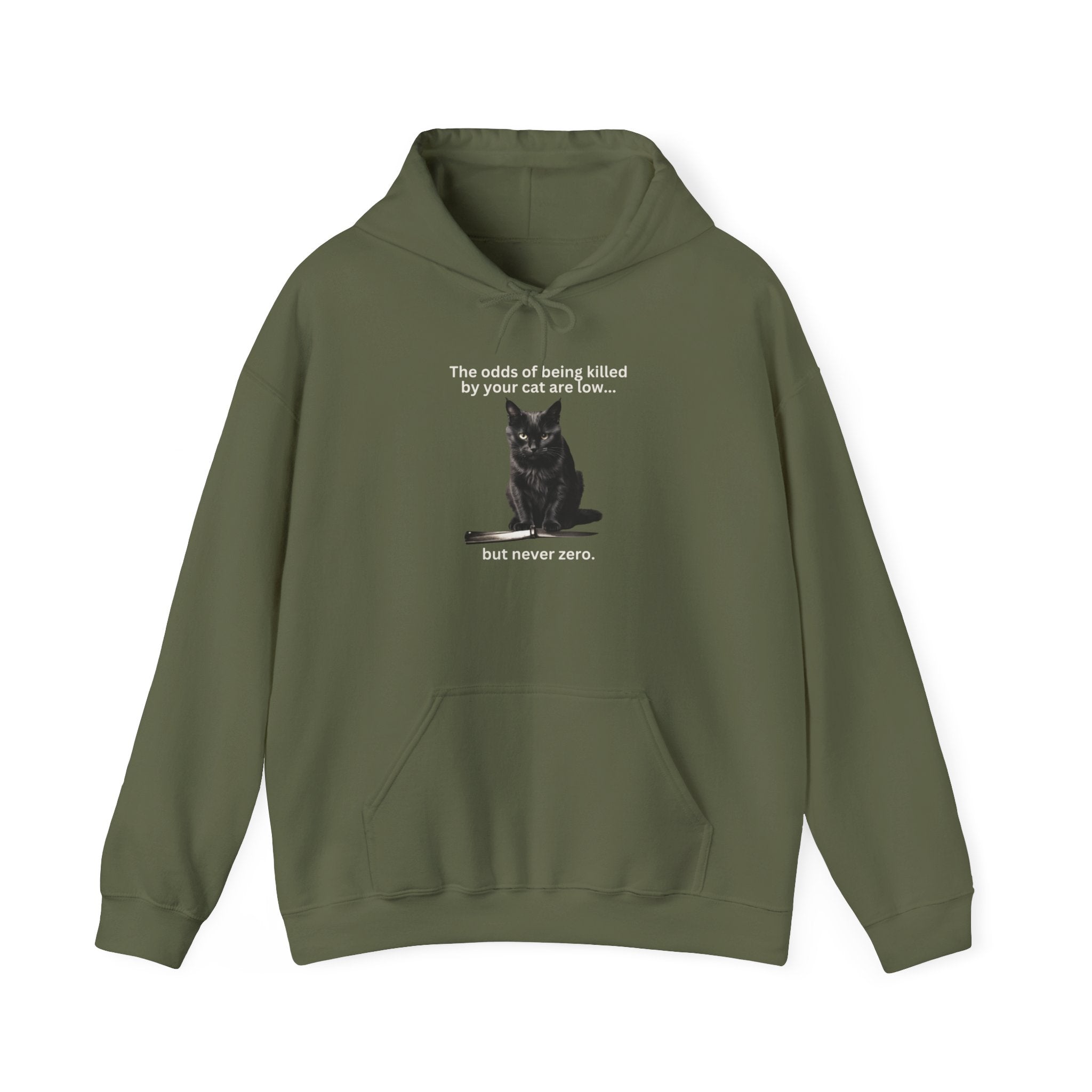 Photo depicting the ​Odds Unisex Heavy Blend™ Hooded Sweatshirt from EpiAl's Shop.