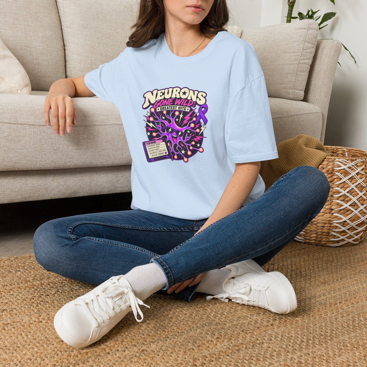Neurons Gone Wild: Greatest Hits Epilepsy Awareness T-Shirt