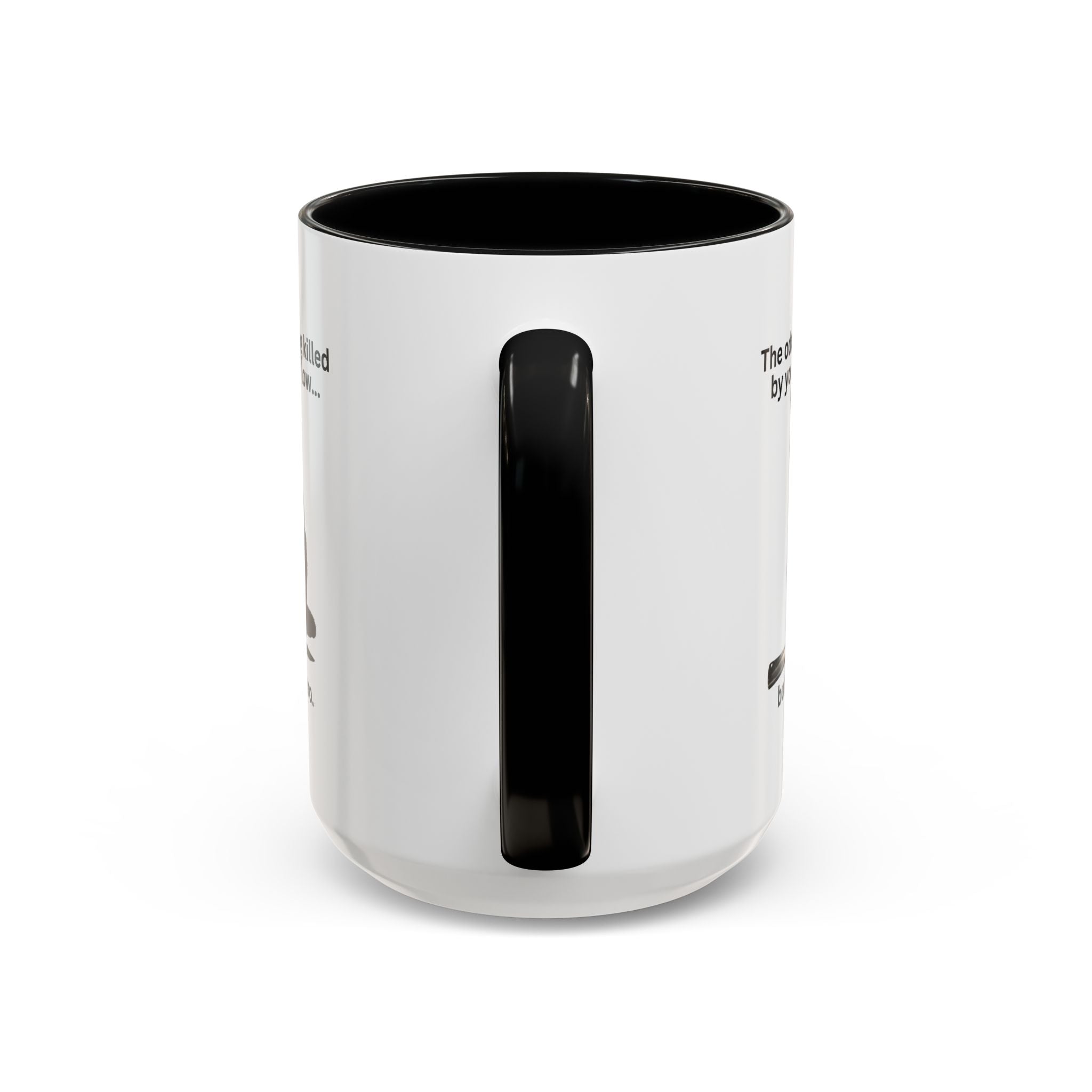 Photo depicting the ​Killer Cat Odds Accent Coffee Mug (11, 15oz) from EpiAl's Shop.