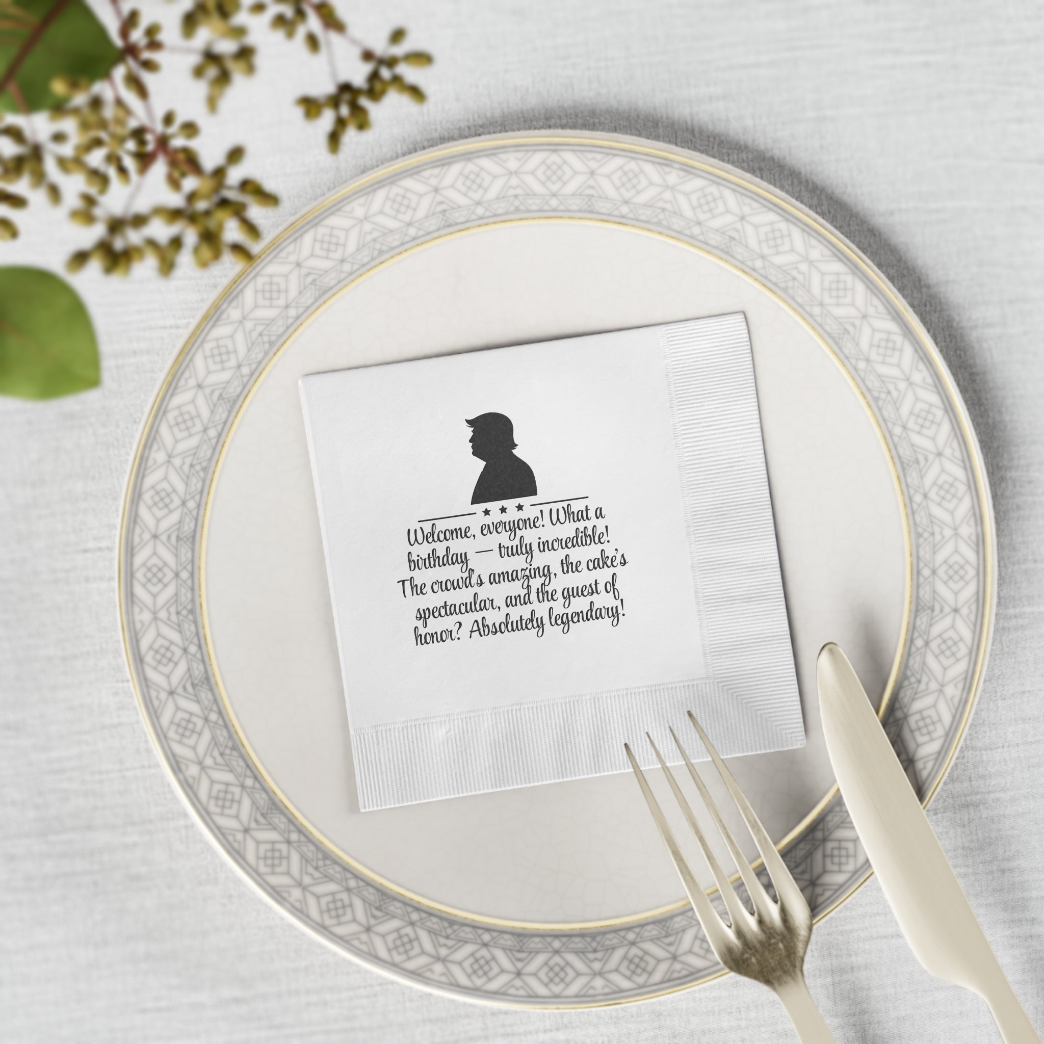 Legendary Birthday Bash Party Napkins – Parody Décor