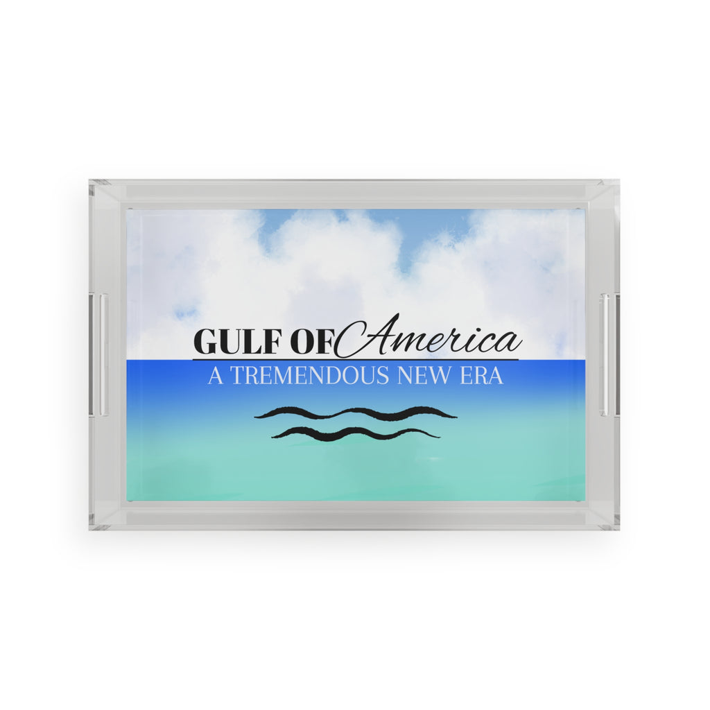 Coastal Acrylic Serving Tray - American Gulf Design