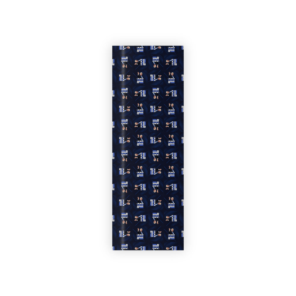 Funny Gift Wrapping Paper - Americans for Trump - 1pc Roll Printify