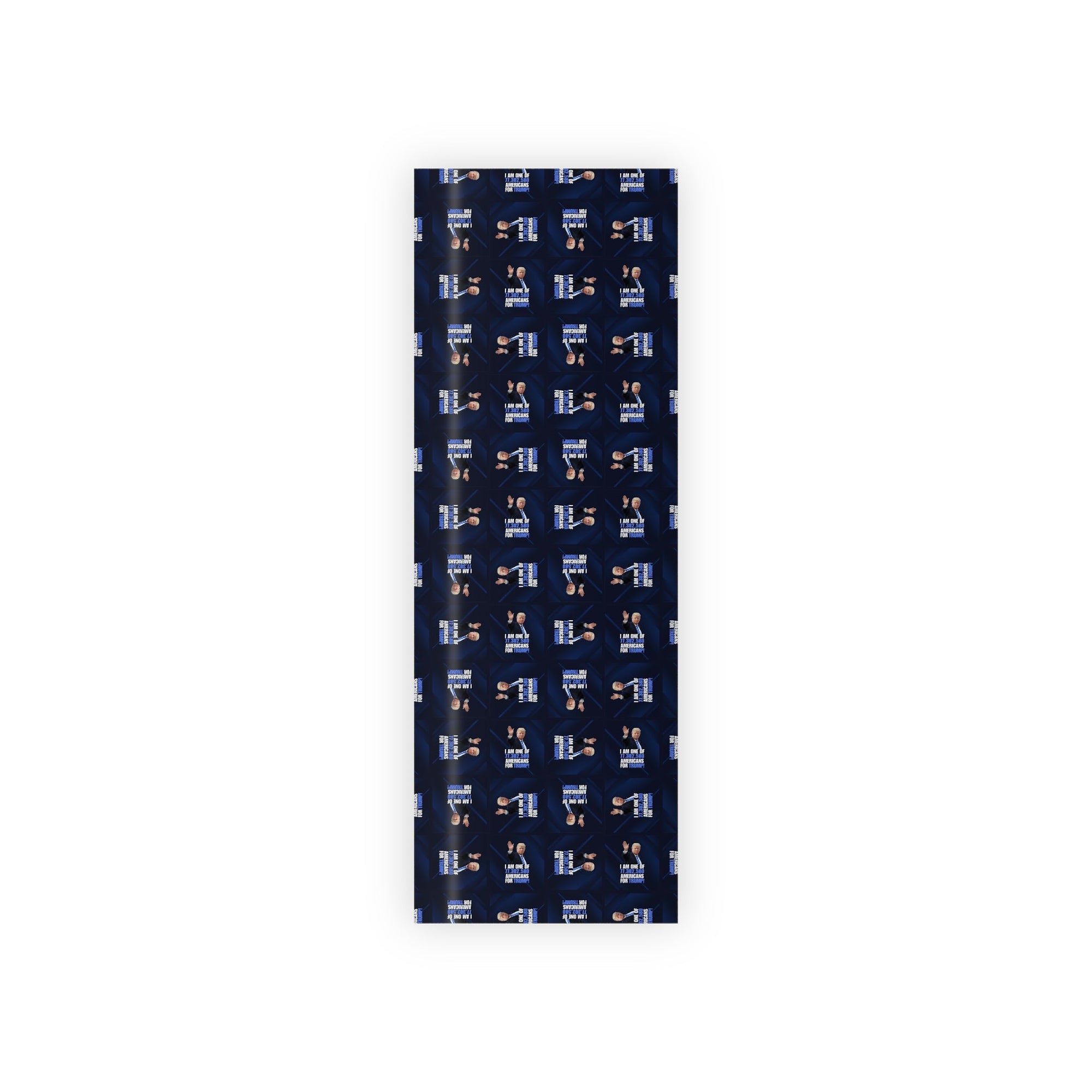 Funny Gift Wrapping Paper - Americans for Trump - 1pc Roll Printify